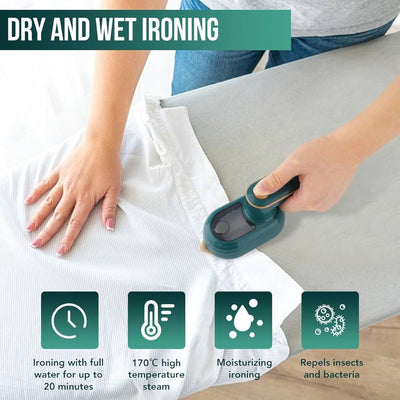 SteamGo Mini – Portable 2-in-1 Travel Iron & Garment Steamer