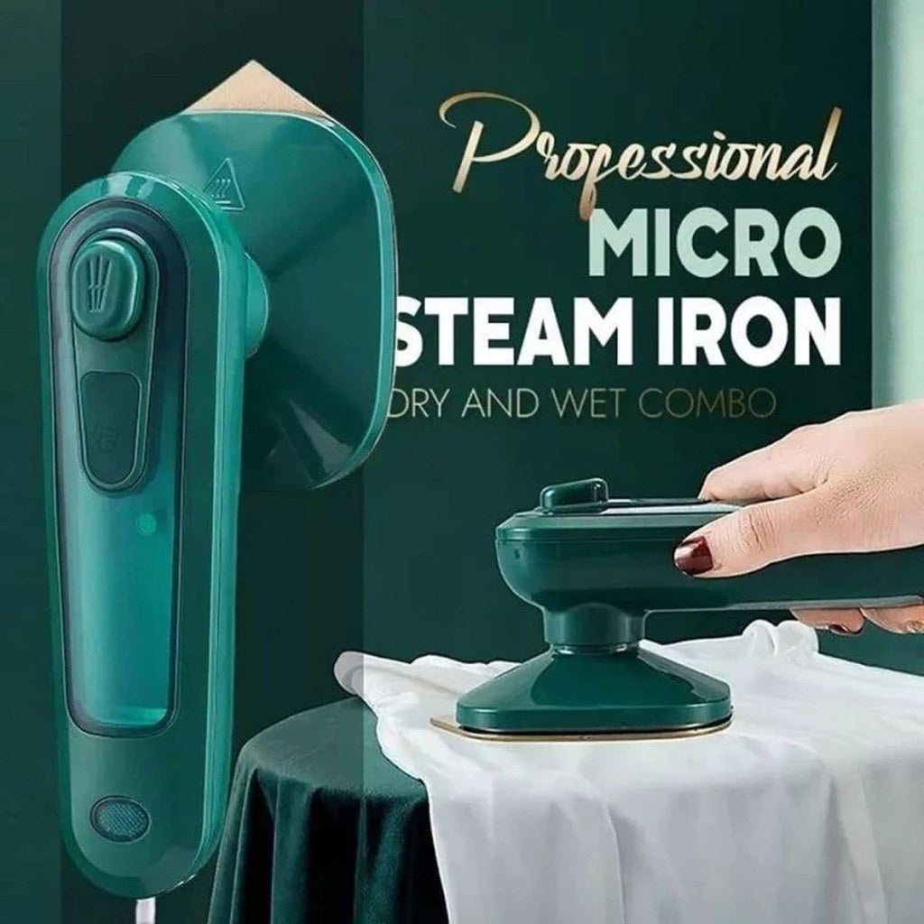 SteamGo Mini – Portable 2-in-1 Travel Iron & Garment Steamer